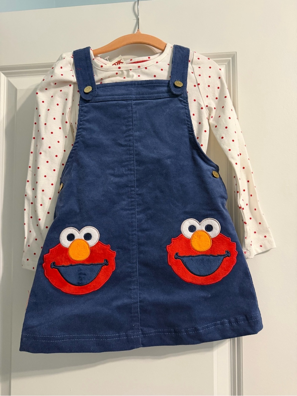 NWT Navy Elmo Dress with backpack